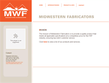 Tablet Screenshot of midwesternfabricators.com